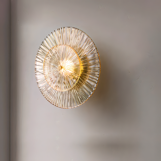 Lausanne - Glass Gold Post Modern Wall Light