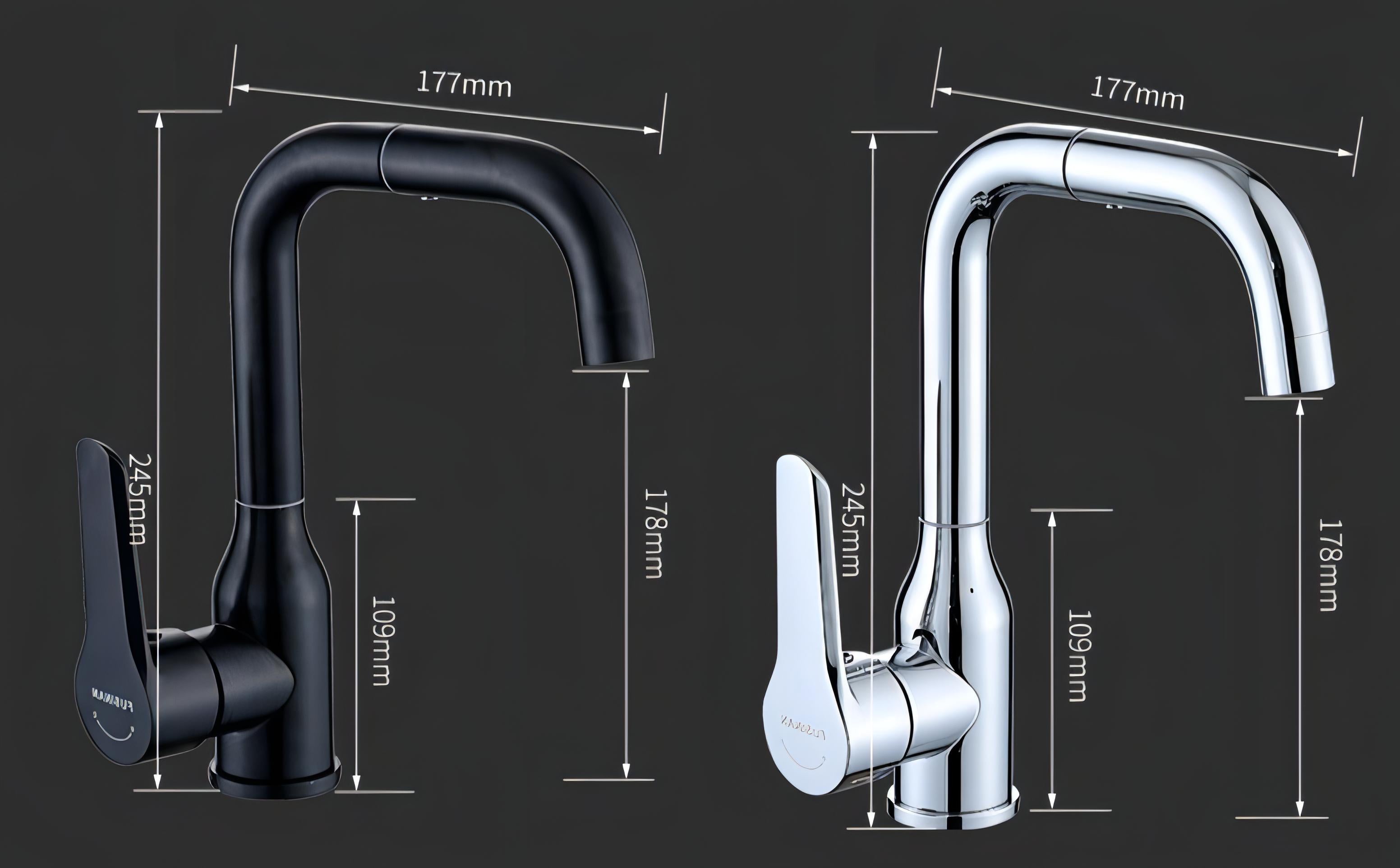 Laksh - 360 Rotating Modern Basin Tap