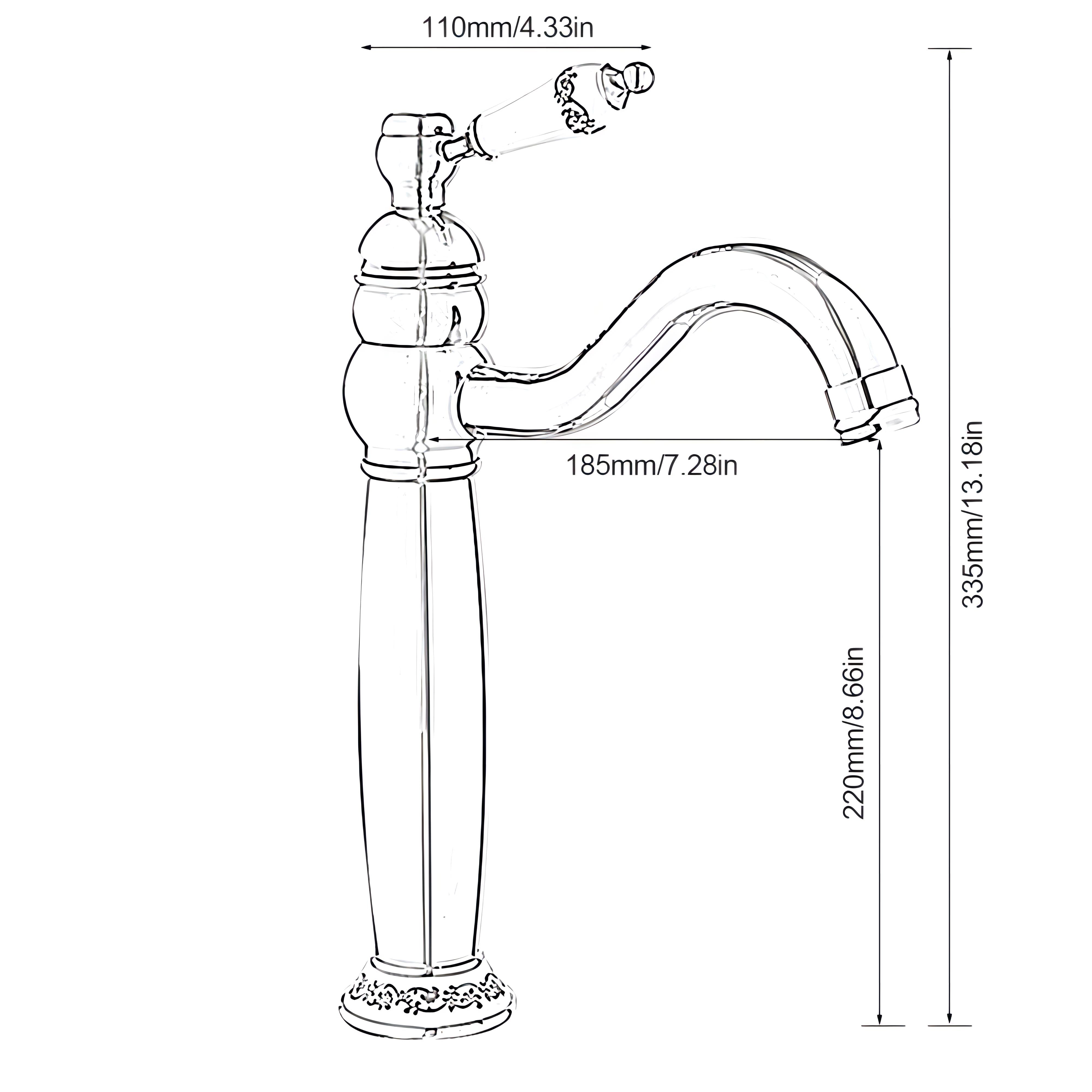 Niru - Polished High Arch Tap