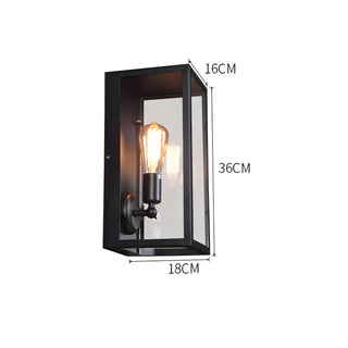 Finch - Outdoor Glass Box Wall Lamp