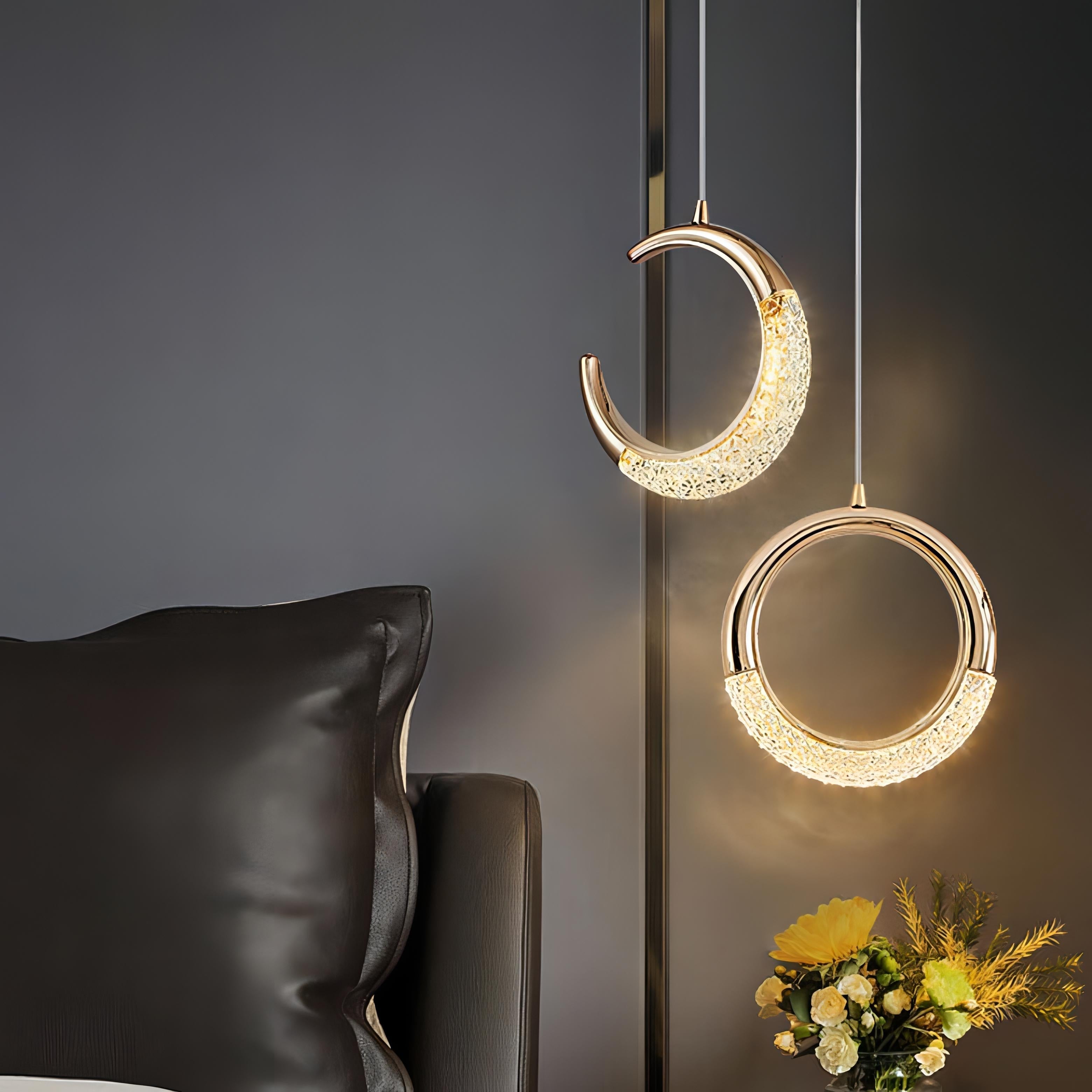 Ziva - Crystal LED Round Wall Light