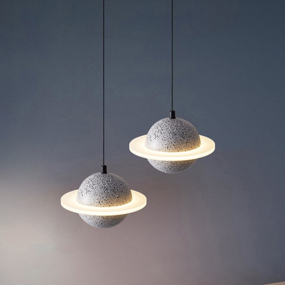 Anderson - Modern Planet Style LED Round Hanging Pendant Ceiling Light