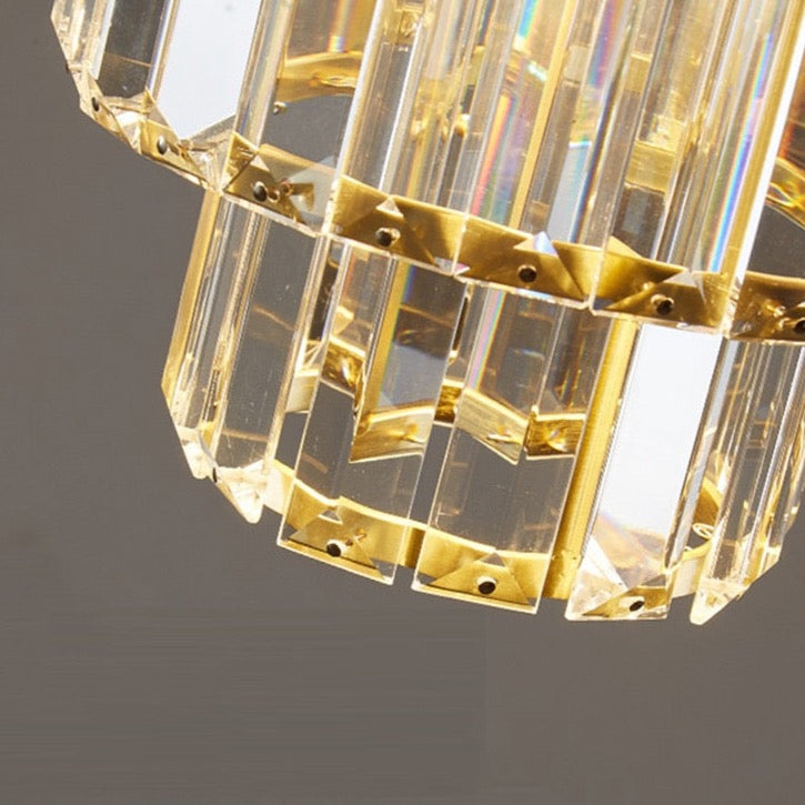 Glass Crystal Ceiling Pendant Light