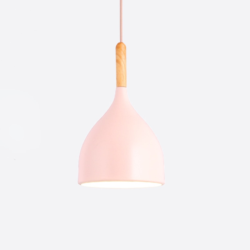 Talon - Modern Teardrop Wood Hanging Nordic Ceiling Pendant Light