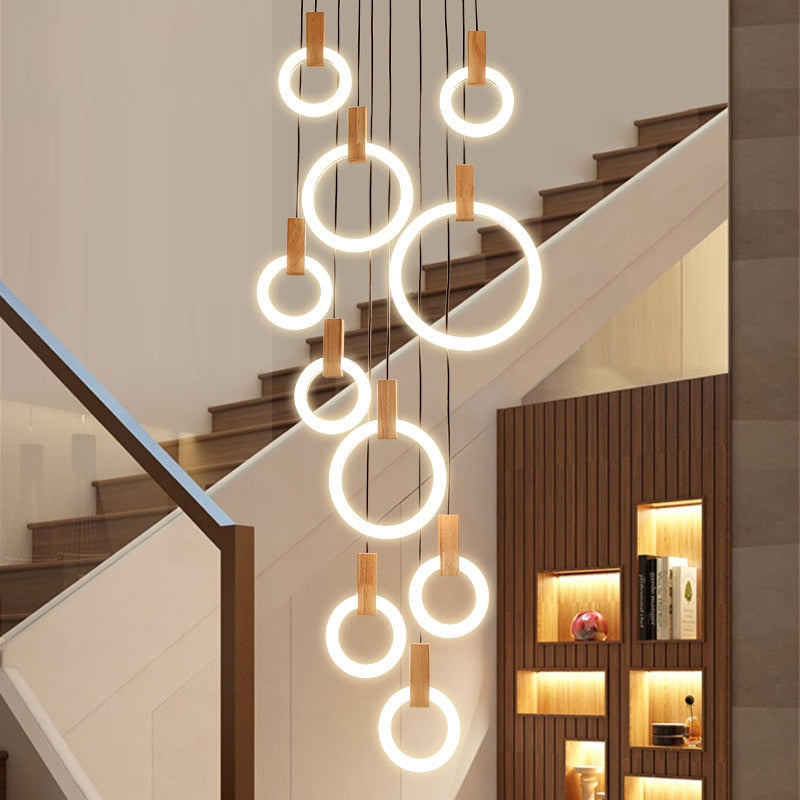 Chance - LED Ring Hanging Chandelier