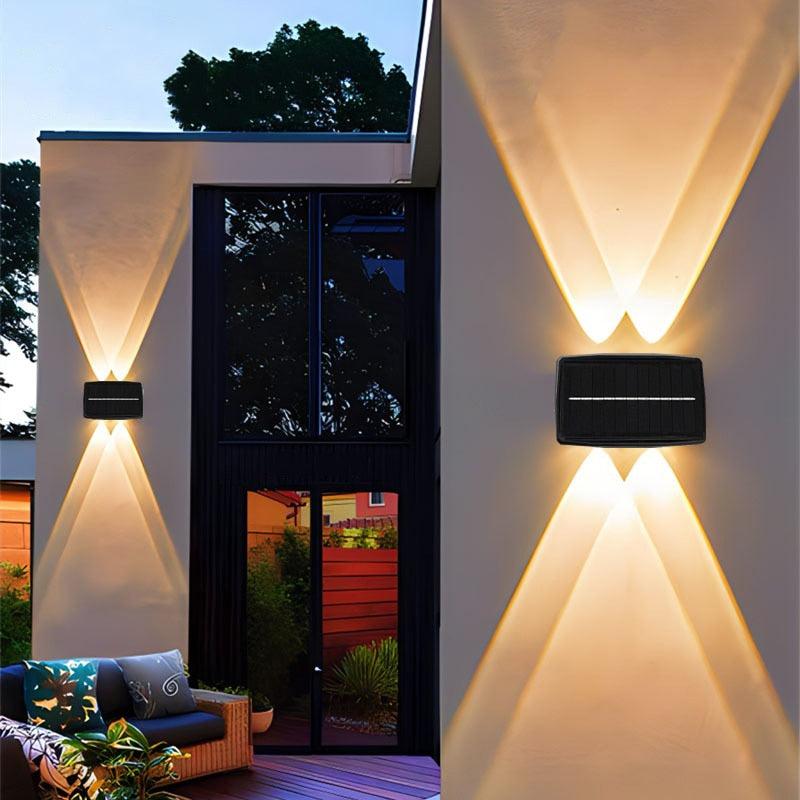Cabo - Solar LED Up/Down Outdoor Wall Light Waterproof