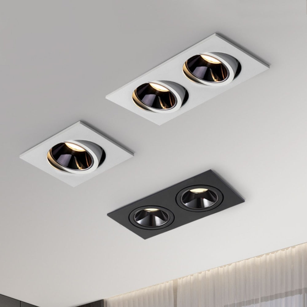 Desmond - Recessed Rectangle LED Ceiling Anti-Glare Downlight