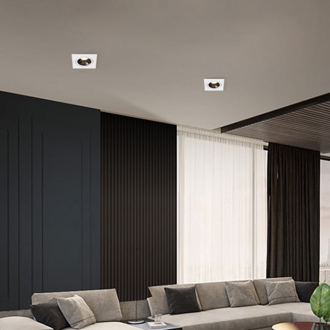 Russell - Angle Adjustable Square Modern Recessed Ceiling Down Light