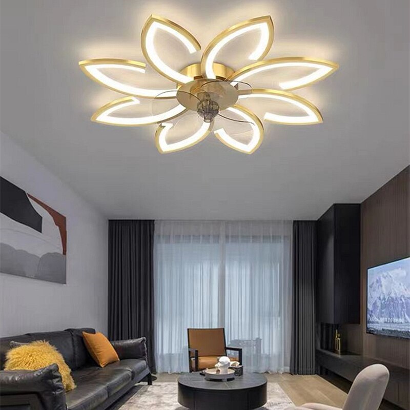 Ivo - Modern Flower Ceiling Fan Light 3 Blade