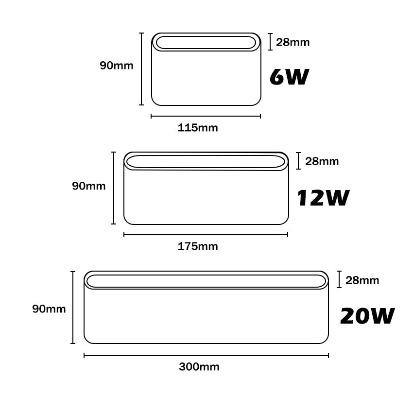 Chhotu - Modern Outdoor IP65 LED Wall Lamp