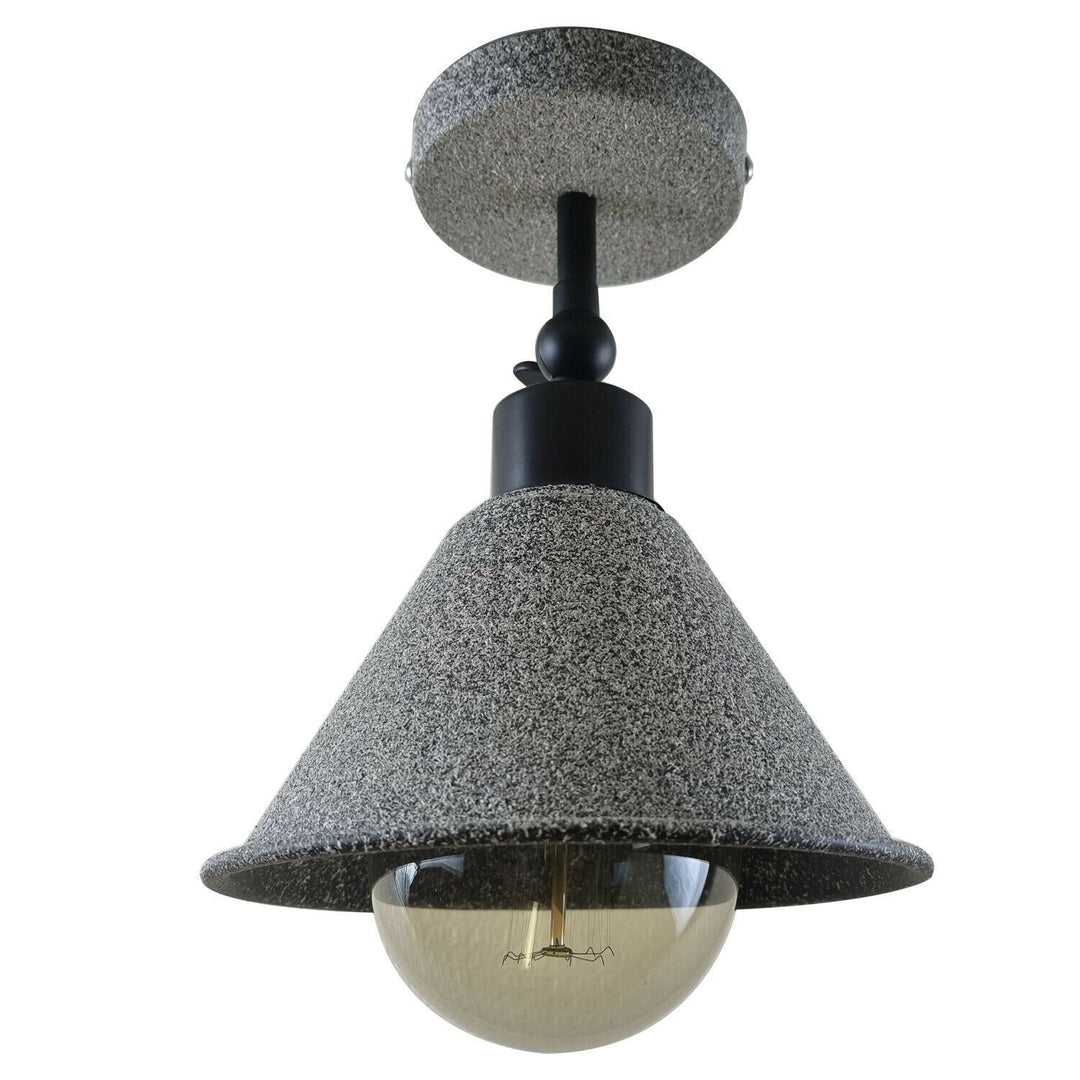 Cayden - Modern Semi-Flush Cone Ceiling Light