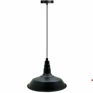 Dickerso - Industrial Modern Black Bowl Shade Ceiling Pendant Light