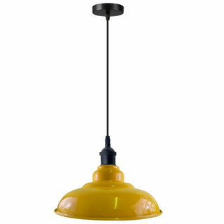 Kathryn - Vintage Yellow Round Ceiling Light