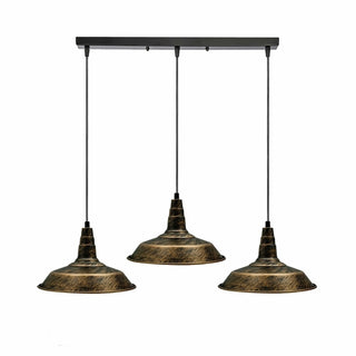 Blevin - Industrial 3 Head Round Pendant Ceiling Light