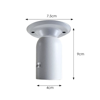 Zenda - White Modern Round Semi-Flush Mount Ceiling Light