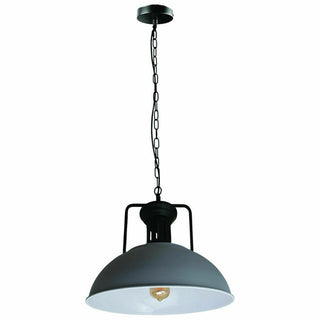 Ivanna - Industrial Metal Adjustable Hanging Grey Ceiling Light