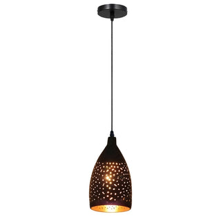 Zhan - Black Whole Patterned Shade Ceiling Light