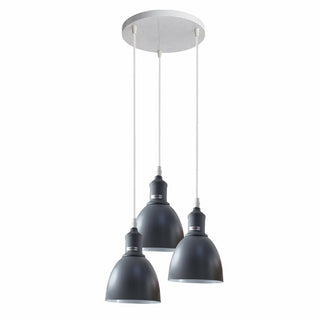 Weiss - Grey 3 Head Cluster Round Hanging Ceiling Light