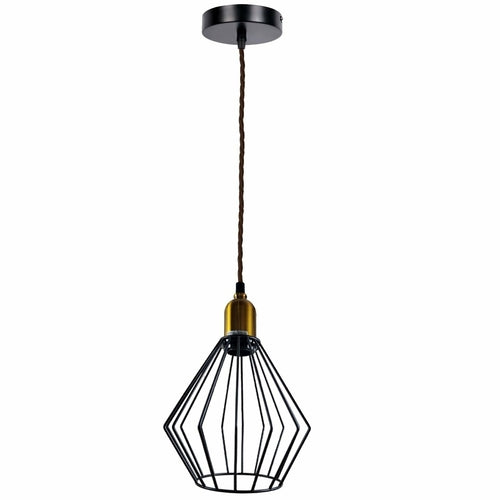 Aliya - Modern Wire Cage Hanging Pendant Ceiling Light