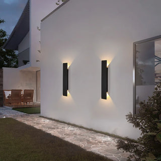 Kashti - Outdoor Waterproof Rectangle Up/Down Wall Light