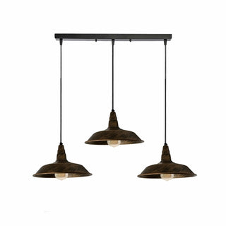 Blevin - Industrial 3 Head Round Pendant Ceiling Light