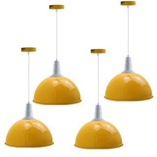 Briella - 4 Pack Nordic Yellow Round Ceiling Light