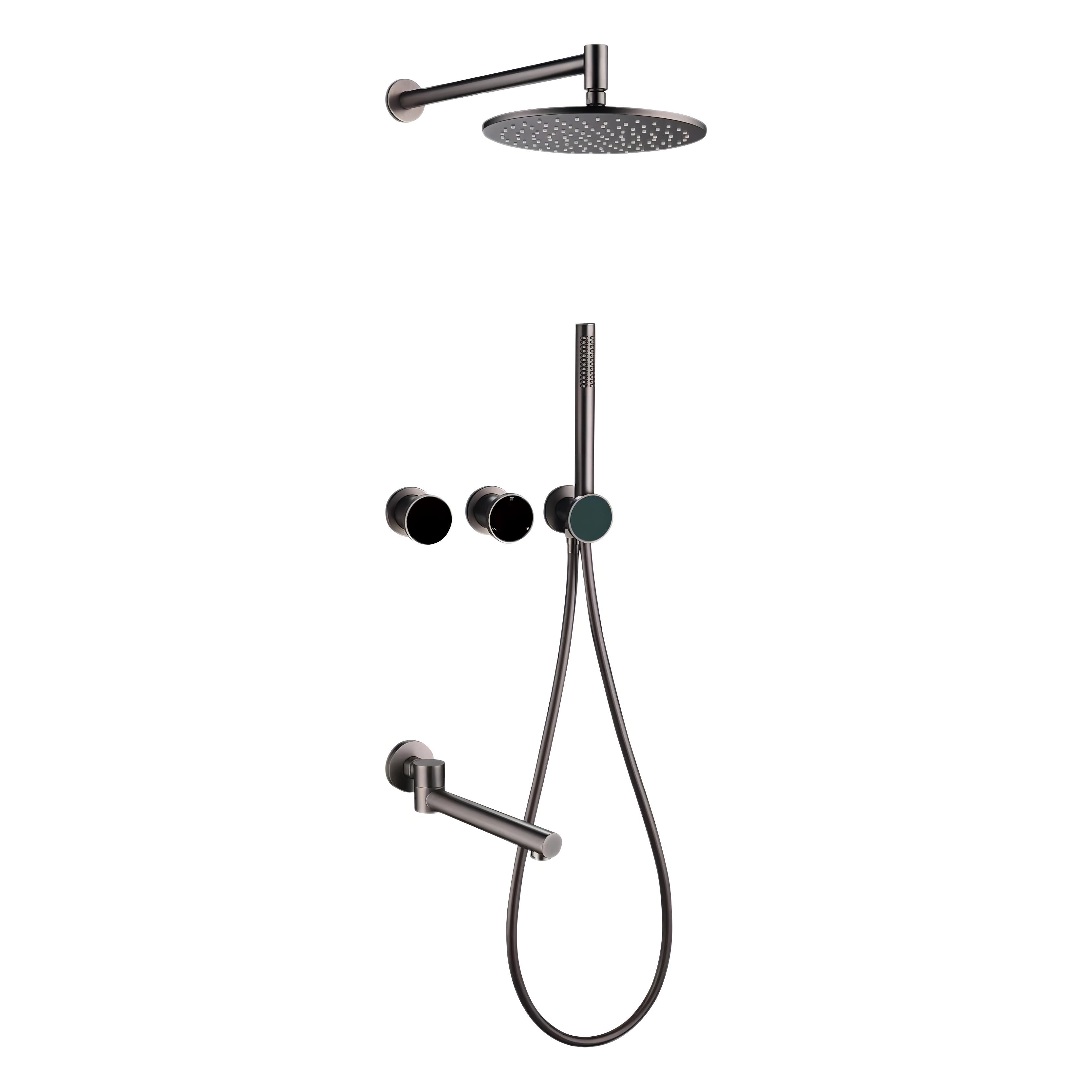 Lochlan - Modern Simple Wall Mounted Multi-Function Shower Set