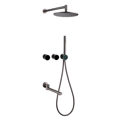 Lochlan - Modern Simple Wall Mounted Multi-Function Shower Set