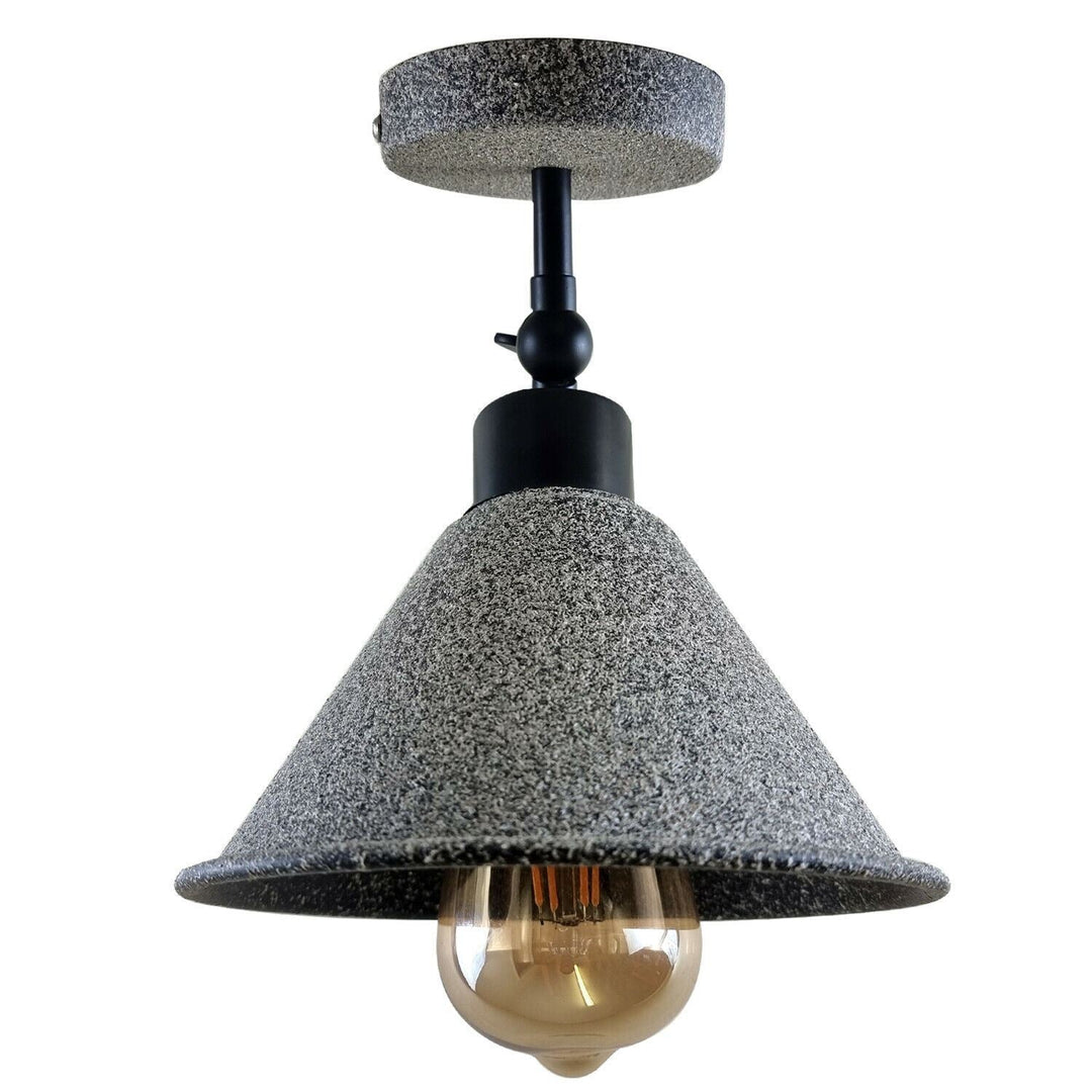 Cayden - Modern Semi-Flush Cone Ceiling Light