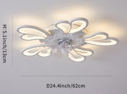 Leopold - Modern Remote Light Ceiling Fan 5 Blade