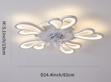 Leopold - Modern Remote Light Ceiling Fan 5 Blade