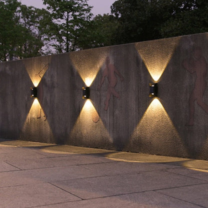 Abay - IP65 Solar Powered Up/Down LED Outdoor Wall Light