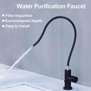 Jermaine - Multidirectional Black Modern Cold Water Drinking Tap