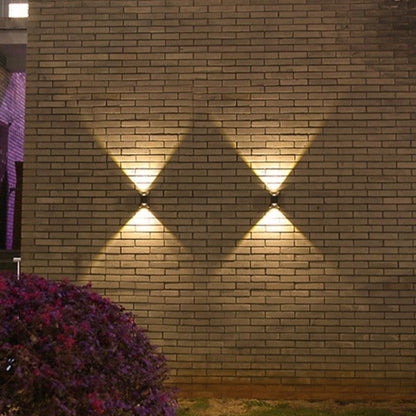 Abay - IP65 Solar Powered Up/Down LED Outdoor Wall Light