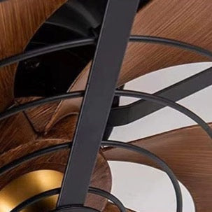 Monroe - Industrial Wood Ceiling Fan with Light