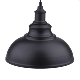 Lucero - Black Retro Modern Round Ceiling Light