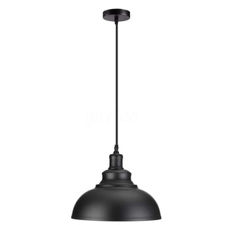Lucero - Black Retro Modern Round Ceiling Light