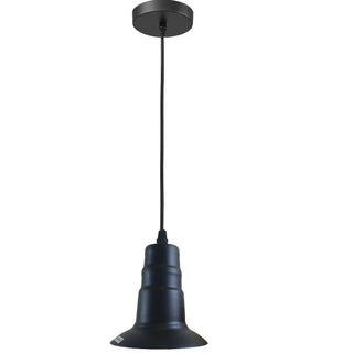 Aila - Black Round Industrial Ceiling Pendant Light