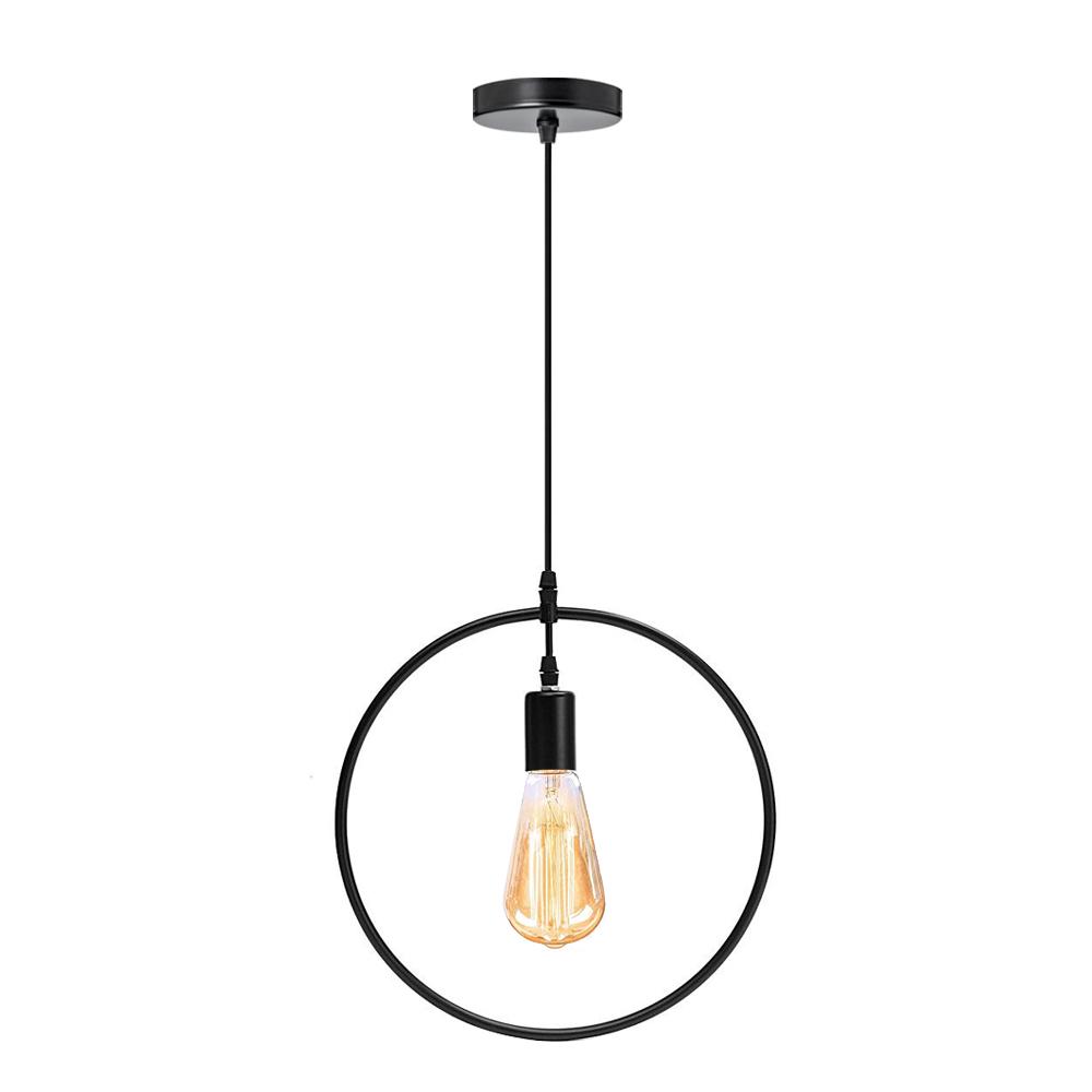 Keilani - Black Round Modern Ceiling Pendant Light