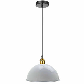 Sulliva - White Modern Round Hanging Ceiling Light