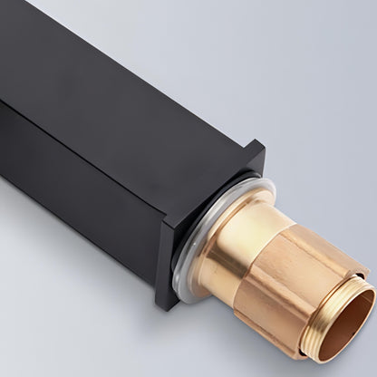 Ulises - Modern Black Single Lever Basin Mixer Tap