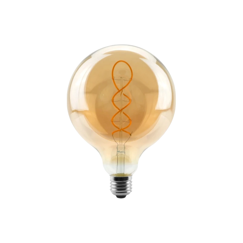 Retro G125 Spiral E27 Screw Bulb 4W