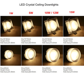 Chariklo - LED Recessed Ceiling Spot Light/Downlight