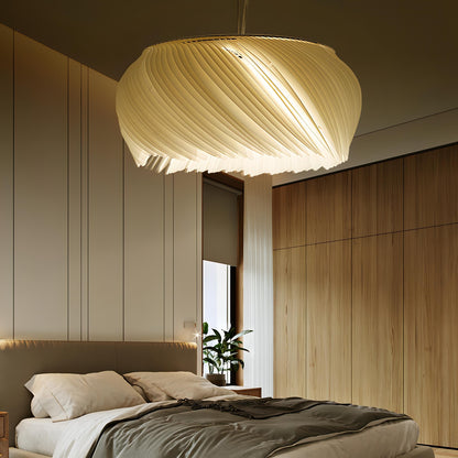 Kalel - Acrylic Feather Twisted Pendant Ceiling Light Chandelier