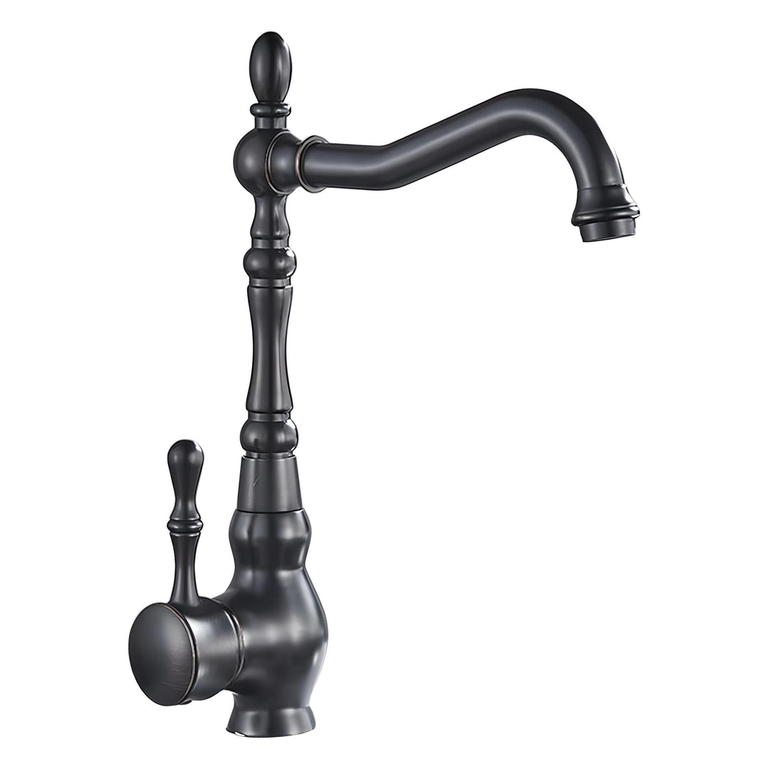 Custer - Rotatable Antique Single Handle Hot & Cold Mixer Kitchen Tap