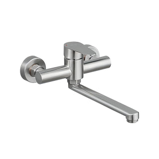 Kashton - Stainless Steel Wall Mounted Dual Hole Mixer Tap