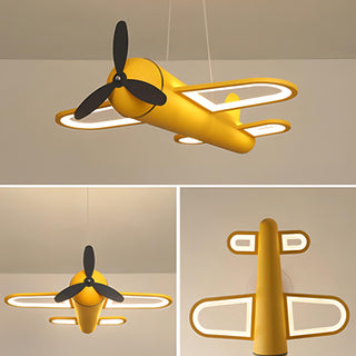 Tru - Children's Room Hanging Airplane LED Ceiling Light