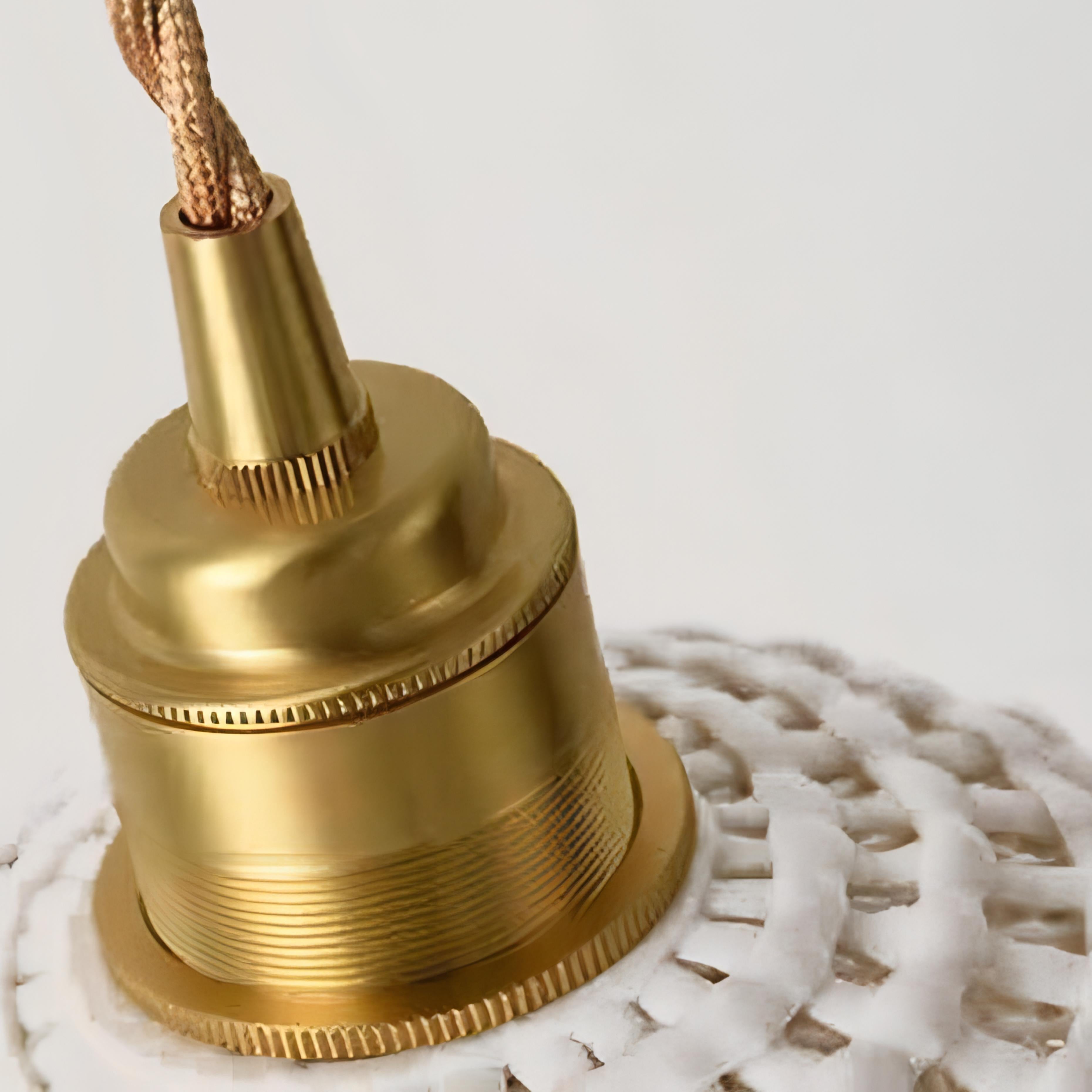 Mccoy - Modern White Patch Shade Pendant Hanging Round Ceiling Light