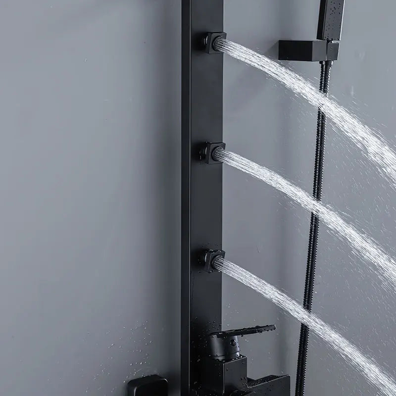 Roney - Rainfall Thermostatic Shower Set with Body Jets