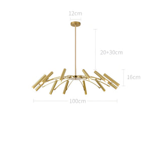 Bodie - Round Multi Adjustable Head Modern Ceiling Light Chandelier